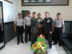 Damai itu Indah! Begini Keakraban TNI-Polri di Tangerang