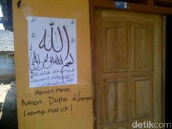 Rumah Korban Teror Api Misterius di Gunungkidul Diruqyah