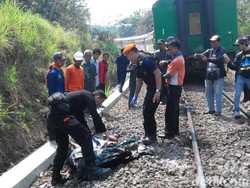 Perempuan Tertabrak KA Majapahit di Blitar, Perjalanan Tertahan 15 Menit