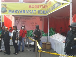 Irjen Tito dan Komjen Buwas Musnahkan Narkoba Rp 1,2 Triliun