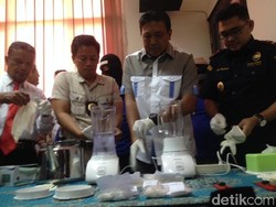 BNNP Sumut Blender 500 Gram Sabu dari Sindikat Internasional
