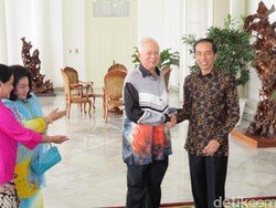 PM Malaysia Temui Presiden Jokowi di Istana Bogor di Saat Cuti
