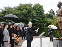 Dubes Yusron Bercerita Tentang Patung Sudirman di Dephan Jepang