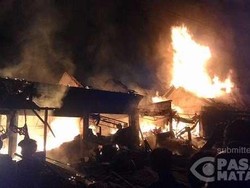 Begini Penampakan Kebakaran di Pasar Kacangan Boyolali yang Hanguskan 8 Kios