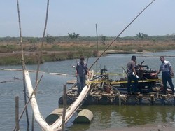 Penambangan Pasir Ilegal di Kali Porong Digerebek