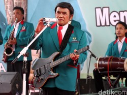 Hibur Kader Partai Idaman, Rhoma Irama Berdendang Lagu Dangdut