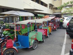 Bahayakan Anak-anak, Odong-odong yang Beroperasi di Jalan Raya Dirazia