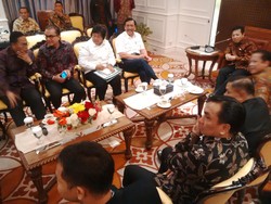 Kelakar Novanto Cs dan Luhut Soal Trumpgate Saat Coffee Morning