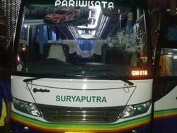2 Bus Asal Bandung juga Dirusak Sekumpulan Orang Tak Dikenal di Jakarta