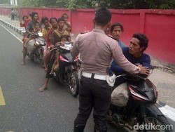 Ngungsi Karena Asap, Suku Rimba dari Jambi Kesasar di Pekanbaru