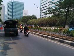 Jelang Final Piala Presiden, Lalu Lintas di Semanggi dan Kuningan Lancar
