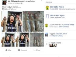 Polisi Lepas Mahasiswi di Jember yang Unggah Foto Bangkai Kucing Hutan