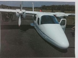 Pesawat Latih Alami Insiden Belly Landing di Pangandaran