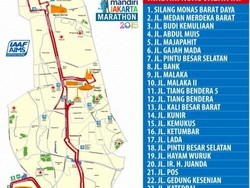 Ini Jadwal Pengalihan Arus Selama Acara Mandiri Jakarta Marathon 2015