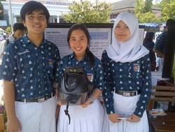 Siswa SMA Semarang Ciptakan Helm untuk Pemotor yang Ngantukan