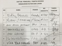 57 Anggota DPR Teken Usulan Pembentukan Pansus Kebakaran Hutan