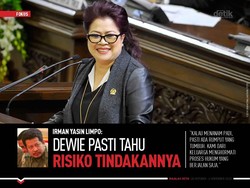 Irman Yasin Limpo: Dewie Pasti Tahu Risiko Tindakannya