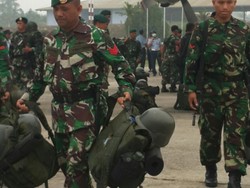 Pergantian Pasukan, Plt Gubernur Riau: Terima Kasih TNI