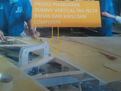 Ada Bahan Tripleks dan Kayu di Bodi Pesawat N-219? PT DI: Itu Hoax!