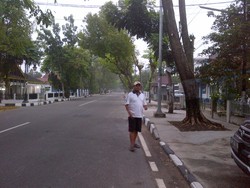 Pagi Ini Pekanbaru Cerah Usai Diguyur Hujan, Warga Kembali Hirup Udara Segar