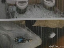 Begini Hancurnya Toilet di Mal Alam Sutera karena Ledakan Bom Leopard