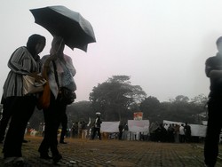 Hujan Mengguyur setelah Salat Istisqa, Warga Kota Bogor Teriakkan Takbir