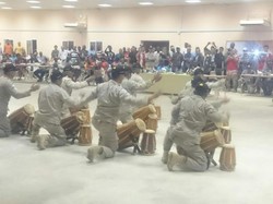 Begini Aksi Polisi Perdamaian RI di UN Day, Rampak Kendang dan Tari Saman