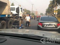 Masuk Kolong Truk, Pengemudi Motor Tewas di Tempat di Serpong BSD