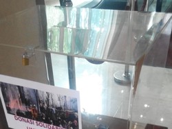 Kotak Sumbangan Asap di Gedung DPR Sepi Peminat
