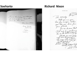Kemiripan Soeharto dan Richard Nixon Dilihat dari Grafologi