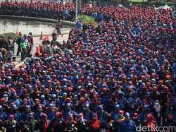 Besok Ribuan Buruh Aksi Mogok, Polisi Turunkan Kekuatan 6 Ribu Personel