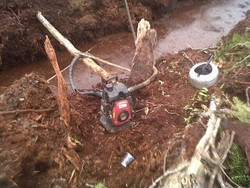 Stok Air untuk Pemadaman, Pemkab Pelalawan Bangun Embung di Lahan Gambut