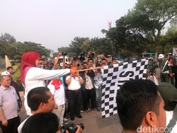 Parade Kebangsaan, Mensos Lepas Konvoi 1.000 Kendaraan di TMP Kalibata
