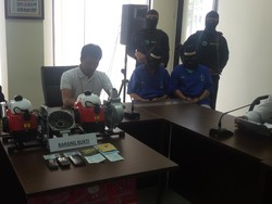 Terima Paket Mesin Pompa Air Berisi Sabu 2,6 Kg, Pasutri di Yogya Ditangkap
