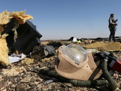 Militan Beraksen Inggris Rayakan Jatuhnya Pesawat Maskapai Rusia