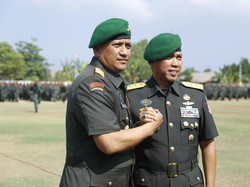 Pisah Sambut Pangdam Wirabuana, Mayjen Agus Puji Bella Saphira Sang Istri