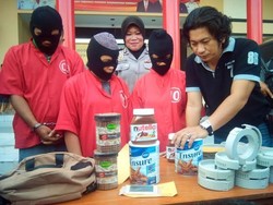 Komplotan Spesialis Pencuri Susu Diringkus