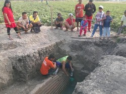 Situs Diduga Peninggalan Majapahit di Sidoarjo Ramai Dikunjungi Warga
