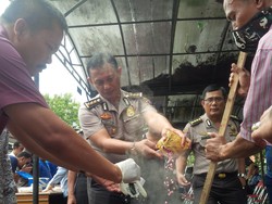 Polda Sumut Musnahkan Narkoba Jaringan Internasional Senilai Rp 15 Miliar