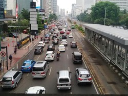 Kondisi Bundaran HI dan Sekitarnya Usai Hujan, Tak Ada Genangan