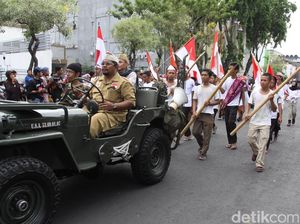 Parade Juang Surabaya Punya Rute Baru Tahun ini