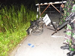 Satgas Pamtas TNI Temukan Pistol dan Amunisi di Perbatasan RI-PNG