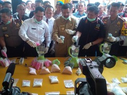 Komjen Buwas Pimpin Pemusnahan Narkoba Senilai Rp 17 M di Medan