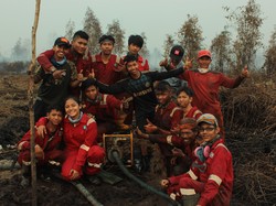 Intan, Permata Relawan di Tengah Kabut Asap