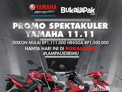 Promo Spektakuler Yamaha di Bukalapak.com: Cashback Hingga Rp 1,5 Juta!