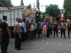 Judi Sabung Ayam di Pasar Babat Digerebek