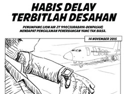 Habis Delay Terbitlah Desahan di Pesawat Lion Air