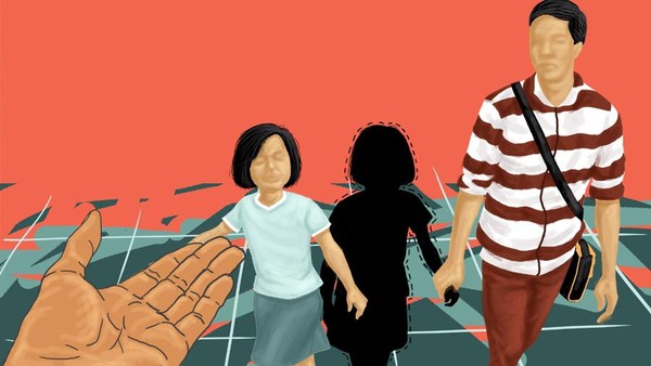 Ilustrasi penculikan anak Ilustrasi penculikan anak