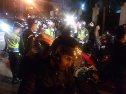 Operasi Gabungan TNI-Polri, Balap Liar di Jalan Asia Afrika Senayan Disikat