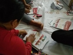 KPU Mojokerto Cetak 800 Ribu Surat Suara Bergambar Dua Paslon